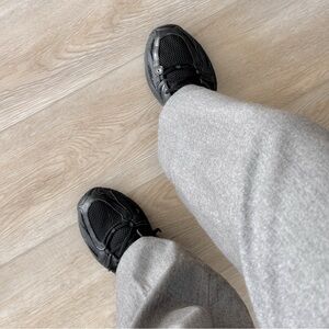 Vetements Black and Red Sneakers